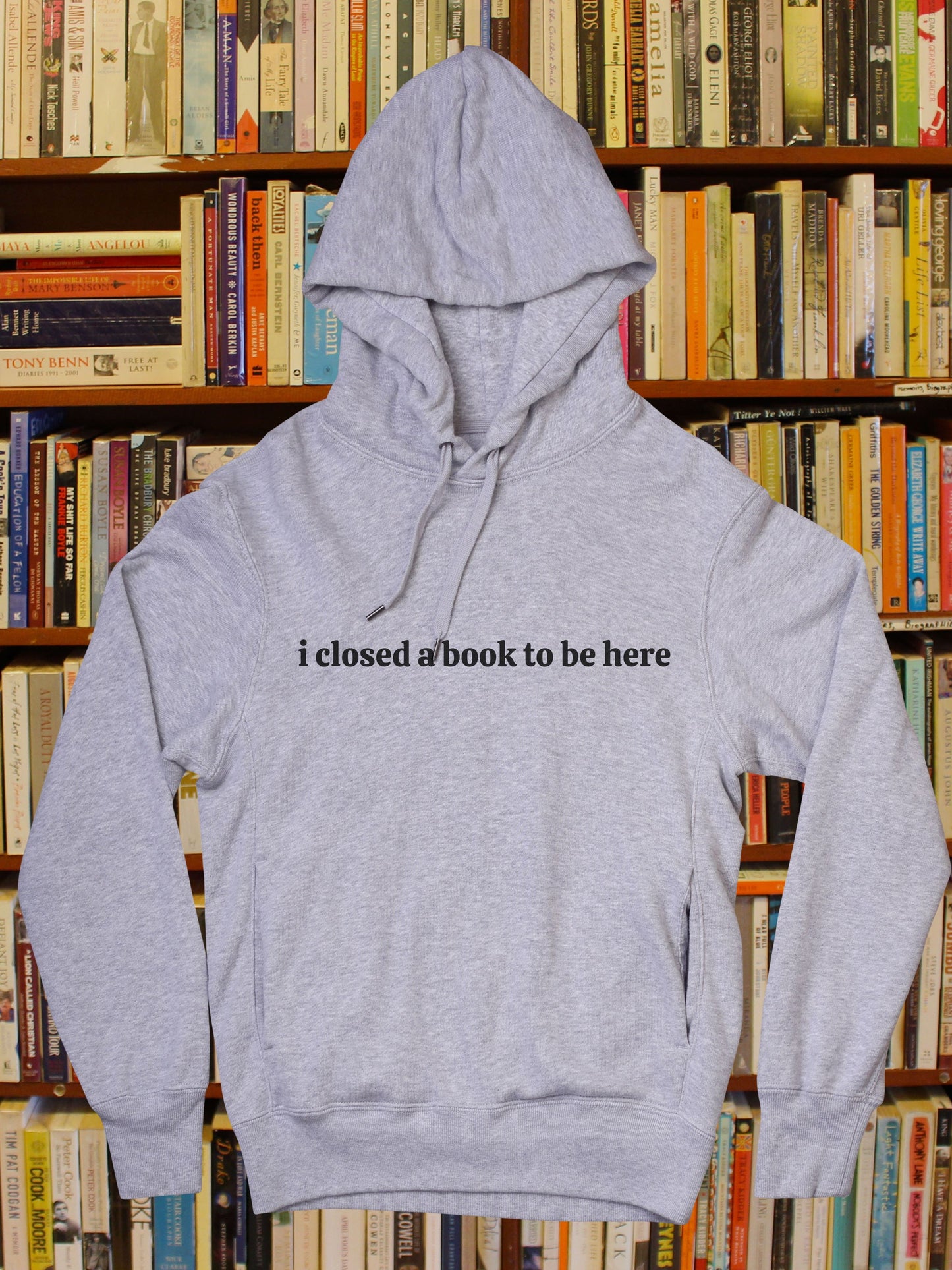 i closed a book to be here